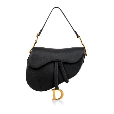 saddle bag dior black|pre owned Dior saddle bag.